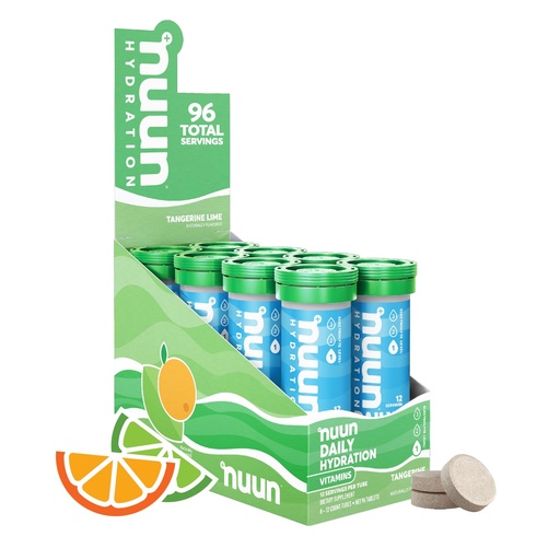 [BRSWKHY3CEOWMYIY] Nuun, Electrolyte Drink Tabs Tangerine Lime Box, 8 Count