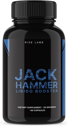 [BRSROGDQPIPAEA36] Jack Hammer Libido Booster for Men, Jack Hammer Libido Booster Supplement, Jack Hammer Libido Booster Powerful All Natural Formula to Improve Performance, Jackhammer Reviews (60 Capsules)