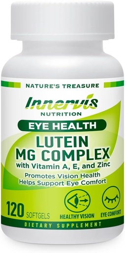 [BRSRA236OEARYGQ2] Lutein & Magnesium – Eye Health & Comfort Support, Antioxidant, 120 Softgels