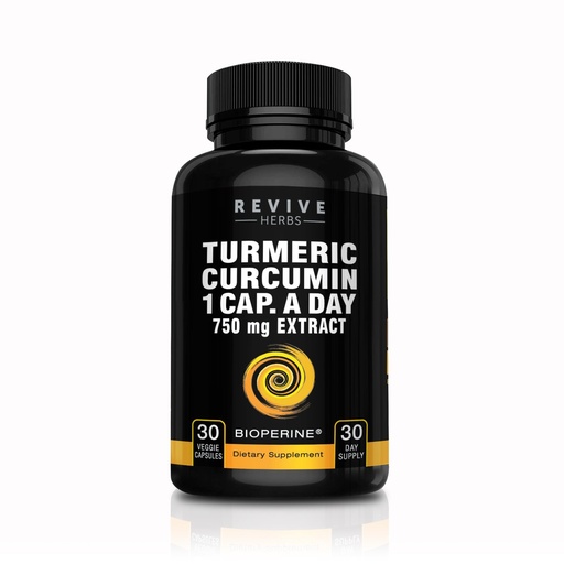 [BRSWGZARCADWEH3G] Pure Turmeric Curcumin with Bioperine. Super Strength. One Capsule A Day. Veggie Turmeric Capsules with Black Pepper. Premium Joint Support with 95% Standardized Curcuminoids.