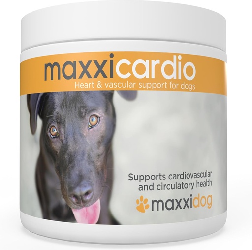 [BRSRAZYHAENRACDP] maxxipaws maxxicardio Heart &amp; Cardiovascular Powder Suplemento para perros, 3.2oz
