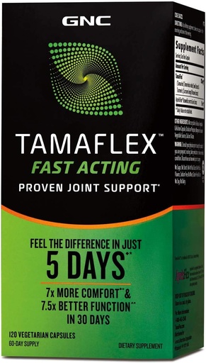 [BRSWGGQHPNYBOELL] GNC TamaFlex Fast Acting, Joint Support, 120 Vegetarian Capsules