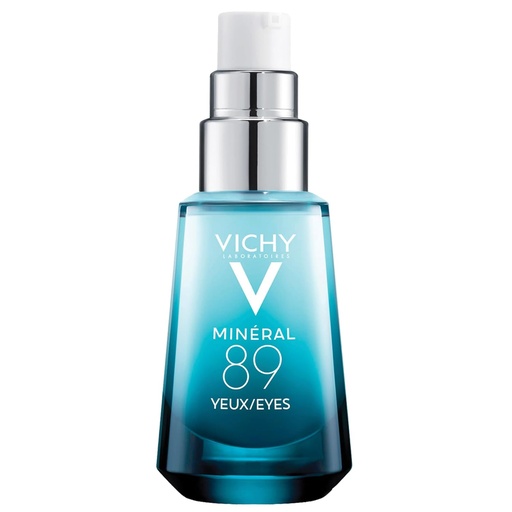 [BRSWGA35CMIGMHL4] Vichy Mineral 89 Eye Serum, Hyaluronic Acid and Caffeine Cream, Under Eye Cream For Dark Circles, Hydrating & Puffiness Reducer, Opthalmologist Tested