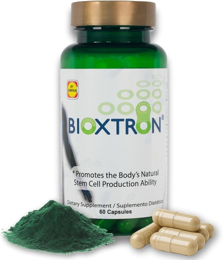 [BRSWIHIHOEPAGH32] Bioxtron Natural Stem Cell supplement Capsules - Blue Green Algae and Spirulina - Supports Energy, Joint, Muscle, Immune Health - Stem Cell Regenerator - 60 Capsules (30 Servings)
