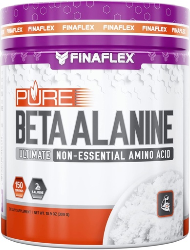 [BRSW2BIFDF6GGCI2] FINAFLEX BETA Alanine, Maitsestamata - 10,9 oz - Mitte-Essentiaalne Aminohappe valem - Toetab Keha ja jõudlus - 150 servi