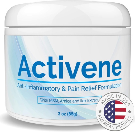 [BRSWKYAIOYJWYYDG] Activene Pain Relief Cream - Formulare antiinflamatorii cu puternic Arnica, Mentol & MSM pentru articulații, Tendoane & Muschi. Ales de suferinzi de artrită, genunchi, umăr, gât, spate & alte dureri