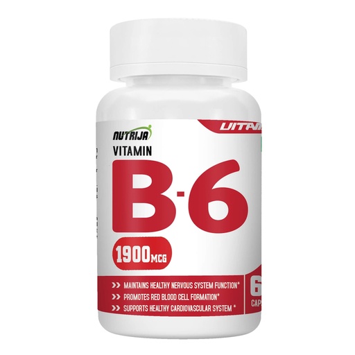 [BRSRMH3QOZ4GKAL4] Nutrija Vitamin B6 (60 Capsules)