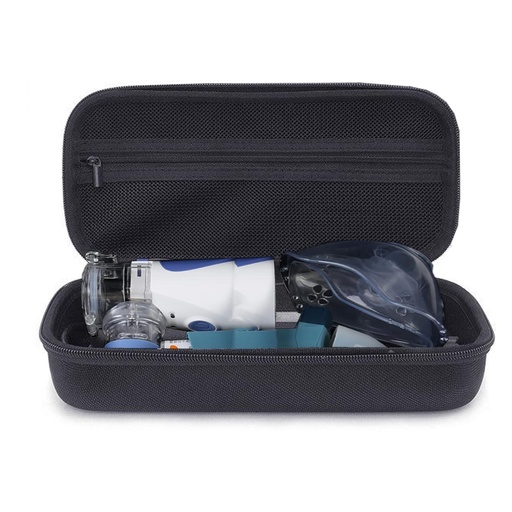 [BRSRAZQYCABAODYU] Hordozó Case Travel Organize Bag Asthma Inhaler, Inhaler Spacer gyerekeknek és felnőtteknek, Maszkok, Inhaler Holder Asthma, Hordozható Handholder Nebulizer Machine, Pocket Fits Allergy Meds