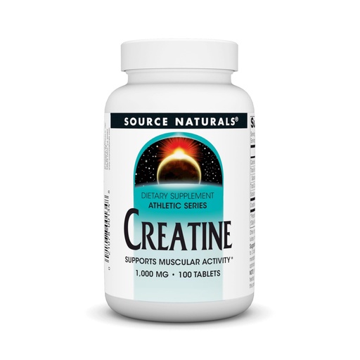 [BRSWIY35BN5GCGA5] Source Naturals Creatine - Supports Muscular Activity* - 100 Tablets
