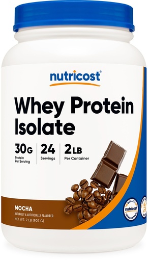 [BRSWGEAFOYJRYHYU] Nutricost Whey Protein Isolate (Mocha) 2LBS