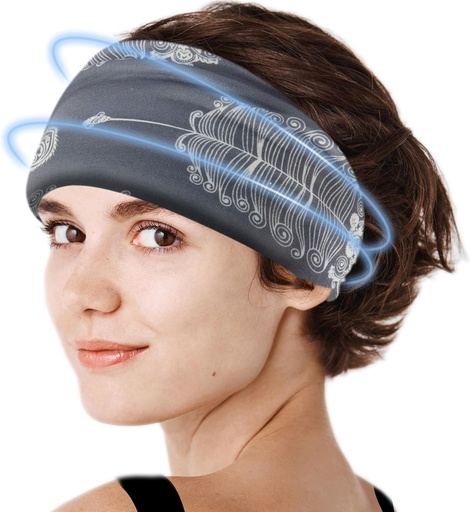[BRSRAYINBAMAAAAY] Crimmy Migraine Headache Relief Cap, Cooling Gel Headband Neck Wrap Hat Mask, Soothing Ice Pack Head Face Cold Compress for Tension Stress & Hangover