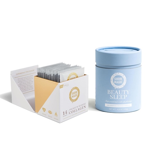 [BRSRAH37DF4GMCLV] Beauty Sleep and 14 Day Premium Marine Collagen to Go Packets The Magic Hours Set