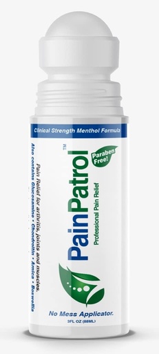 [BRSRMEL7BB5WYYIZ] PainPatrol, Pain Relief Gel, Cooling Gel w 8.5% Menthol, 3 oz Roll-on for Muscle Pain, Joint & Back Pain, Topical Analgesic, Fast Acting, Long Lasting Pain Reliever Cream (3 OZ)