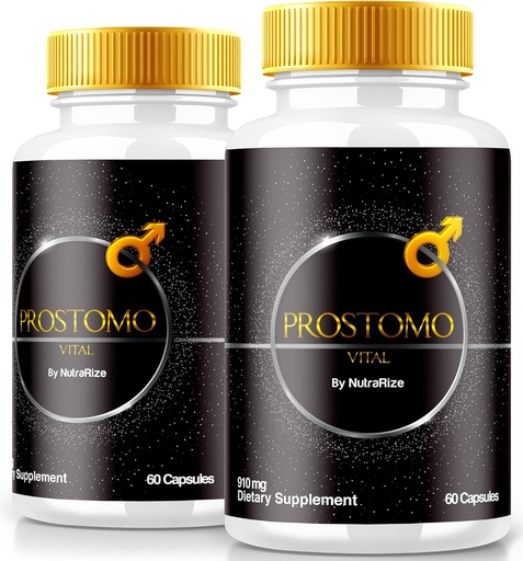 [BRSRAGALA4MA2FDG] (2 Pack) Prostomo Capsules - Officiell formel för att stödja Prostate Heath, All Natural Supplement to Regain Control & Achieve Overall Wellness, Premium Pros Tomo Pills Review (120 kapslar)