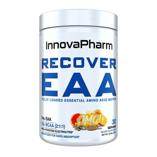 [BRSWYEAZBMGQK2T5] InnovaPharm Recover EAA Powder - Candy Apple Rancher -19.5 Ounces