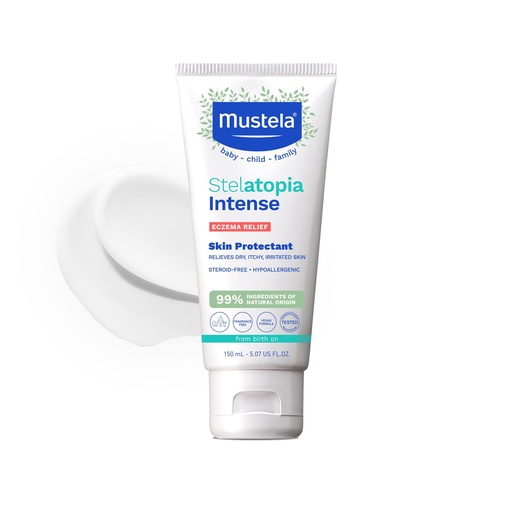 [BRSRMZT5BZ5RSCQU] Mustela Eczema Relief Cream Stelatopia Intense - Fragrance-Free Moisturizing Body Lotion with Colloidal Oatmeal - For dry, itchy, irritated skin & flare-ups - Baby, Child & Adult - 5.07 fl. oz.