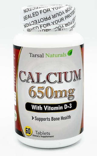 [BRSWGAQQDIBBAFI6] Calcium Plus Vitamina D3 60 Tablet Tutti i naturali Supporta la salute del chiodo Buono per gli anziani Gravidanza e Menopausa Made in USA Gluten Free FDA Registrato Facility Non OGM