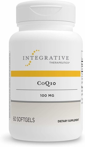 [BRSWIYATA54WY3L6] Integrativ terapi CoQ10 (100 mg) - Cellular Energy, Heart & Brain Health Support for voksne * - 60 Softgels (60 Servere)
