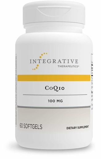 [BRSWIYATA54WY3L6] Integrative Therapeutics CoQ10 (100mg) - Cellular Energy, Heart & Brain Health Support Supplement for Adults* - 60 Softgels (60 Servings)