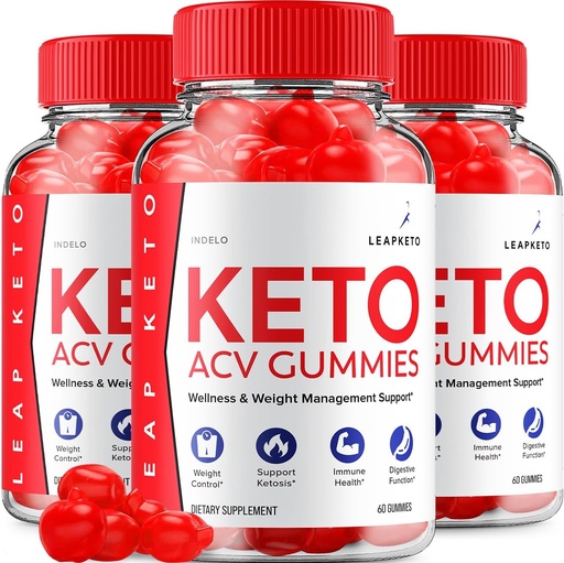 [BRSROBDROENRSEIZ] (3 Pack) Hüpe Keto ACV Gummies - Advanced Formula Leap Keto Plus Kaalujuhtimine ACV Gummies Apple Siider Äädikas Keto Leap ACV Gummies Dieetlisa kommentaare Mehed Naised (180 Gummies)