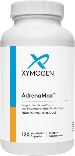 [BRSWGZTYA4DRUG3O] XYMOGEN AdrenaMax - L-Tyrosine + N-Acetyl-L-Cysteine NAC Supplement - Mood, Focus, Alertness ve Nörotransmitter Production - Dopamin (120 Capsules) Sağlıklı Seviyelere Yardım