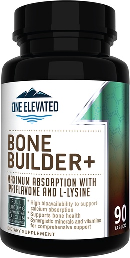 [BRSWECQ2AB5QKFI3] Comprehensive Bone Builder Calcium Supplement. Formulated with Highest Grade Calcium -Carbonate/Hydroxyapatite/Citrate, Magnesium, Zinc, D3. Works in Sync for Optimum Bone Health and Bone Strength.