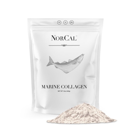 [BRSWGFQZOYFAY3Y7] Norcal Marine Collagen - 12oz Marine Collagen Peptides Powder | High Protein, Zero Fat/Sugar/Carb | Skin, Hair, Nail & Joint Health | Low Metals, US GMP Certified