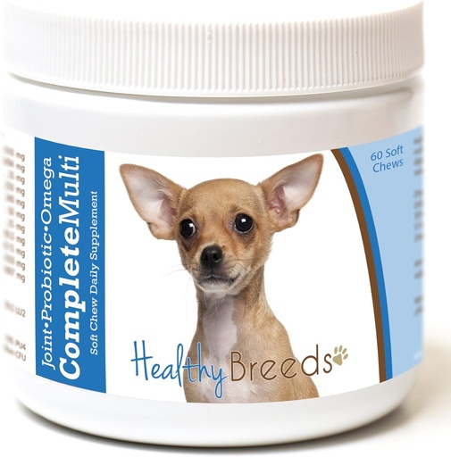 [BRSWGEICCIJQI2TA] Healthy Breeds Chihuahua All in One Multivitamin Soft Chew 60 Count