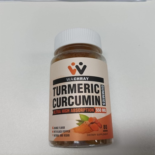 [BRSRA2Y7CIAR4FL4] Turmeric Curcumin Gummies with Ginger & Black Pepper Extract