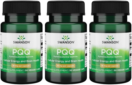 [BRSWGFD3CF4GY2TA] Swanson Pqq Pyrroloquinoline Quinone 10 mg 30 Vegan 모자 (3 팩)