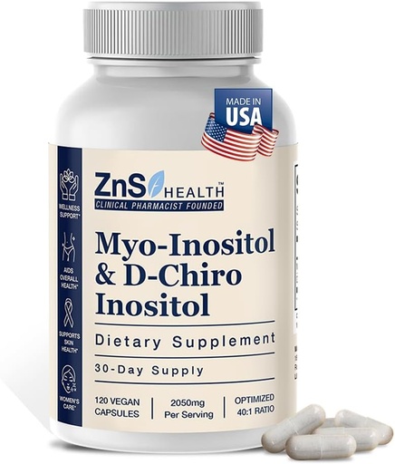 [BRSRAGL6OECA22DP] ZnS Myo-Inositol & D-Chiro Inositol Supliment 