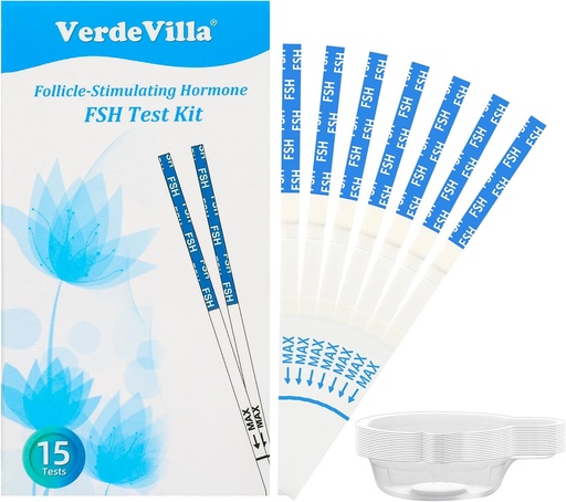 [BRSRAED4A4DQ4HLL] 15 Pack Menopause Test Strips at Home, FSH Test Perimenopause Test Hormone Balance for Women Over 30 Hormonal Test