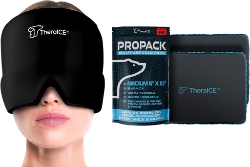 [BRSRAGQNBF4BS2DG] TheraICE Headache & Migraine Relief Hat & TheraICE PROpack Ice Pack