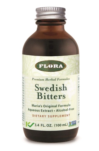 [BRSWIYQLA54BCEDE] Flora - Swedish Bitters for Digestion, Alcohol- Free Bitters Help Bloating & Digestion, Maria 's Original Formula Aqueous Extract, Vegan, Kosher, Non GMO, 3.4-fl. oz. Üvegpalack