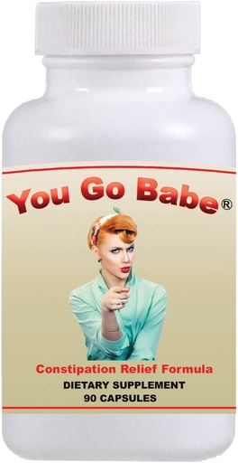 [BRSRMAQ6CR6Q42DA] You Go Babe® Constipation Relief Formula - 90 Capsules