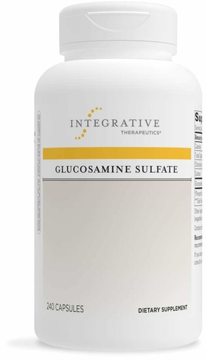 [BRSWIZQABVYAO2D2] Integrative Therapeutics Glucosamine Sulfate - Cartilage Support Supplement* - Building Block of Cartilage - Gluten-Free & Dairy-Free - 240 Capsules (80 Servings)