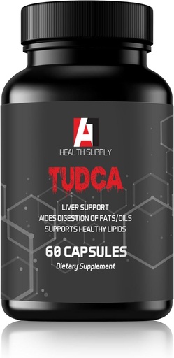 [BRSROGQNA5YRMETH] TUDCA 500mg Suplemento de limpieza de hígado y vesícula biliar, 60 cápsulas, 250mg. TUDCA Premium