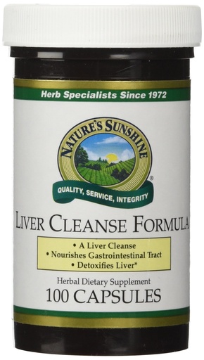 [BRSWIYQFOUCAOALG] Nature's Sunshine Liver Cleanse Formula, 100 Capsules | A Blend of Herbs Designed to Nourish the Liver and Gallbladder Through Cleansing and Detoxification