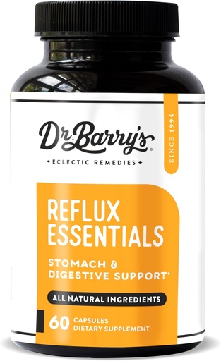 [BRSRAYA3CENRA2Y3] Dr. Barry's Reflux Essentials - 消化と胃の健康のための自然なサポート、60カプセル - 30日の供給 (1)