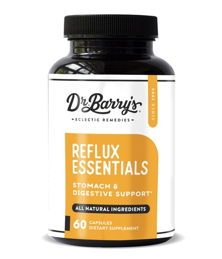 [BRSRAYA3CENRA2Y3] Dr. Barry's Reflux Essentials - Natural Support for Digestive and Stomach Health, 60 Capsules - 30 Day Supply (1)