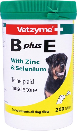 [BRSWIYLZCYFW2H32] Vetzyme Dog B + E 200 Tablets