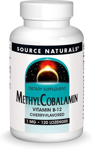 [BRSWIGT6BEBBK3Y3] Allikas Naturals MethylCobalamin Vitmain B-12 Cherry-maitseline, 1 mg - 120 Lozenges