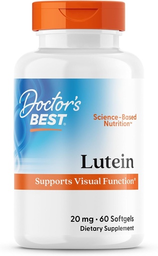 [BRSWIYYKO4NWO332] Doctor's Best Lutein with Gluten Free, Vision Support, 60 Softgels
