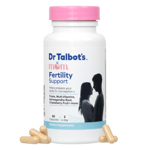 [BRSROBI7DJ5A4CLA] Dr. Talbot's Mom Fertility Support Multi-Vitamins - Aids Ovulation and Prepares Body for Conception - 60 Capsules