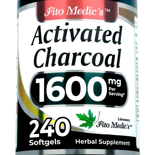 [BRSROFALB54B6DTU] FITO MEDIC'S Lab | Activated Charcoal | 240 caps | Activated Charcoal Pills