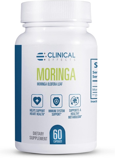 [BRSRMYL4CACAAFY3] Κλινικές Επιδράσεις Moringa Oleifera - 800mg Moringa Κάψουλες Superfood Supplement - Heart, Joint, Energy and Immune Support Supplement - 60 Κάψουλες