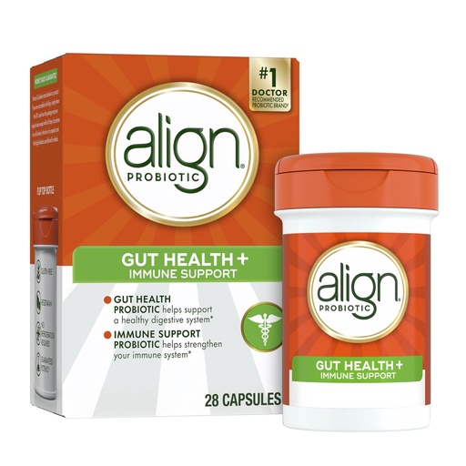 [BRSWG2YDAEBG2CTO] Align Probiotic, Gut Health + Immune Support Probiotic, Probiotics for Women and Men, Probiotics for Digestive Health and Immune Health, #1 Doctor Recommended Brand‡, 28 Capsules