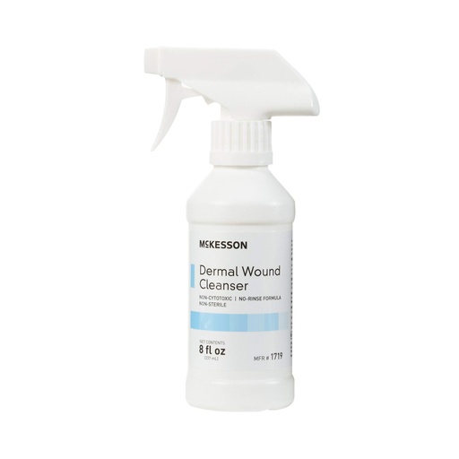 [BRSWGCATDECQMDLO] McKesson Dermal Wound Care Cleanser Spray, 8 oz [1 Count] First Aid Wash Solution for Minor Injuries, Cuts, Burns, Scrapes, Sores