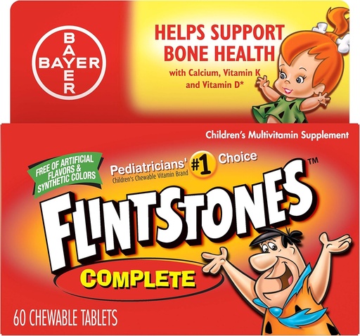 [BRSWIF34CF6G2D3I] Flintstones Complet Size 60s Flintstones completa bambini Multivitamin Supplemento Chewable Tabs 60ct