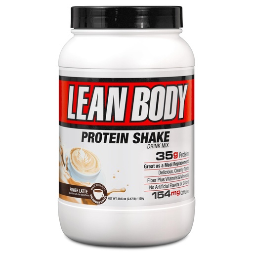 [BRSWGZQ6PIIWOYLG] Labrada Lean Body MRP with Premium Columbia Coffee (154mg of Caffeine), Power Latte, 2.47LB Tub